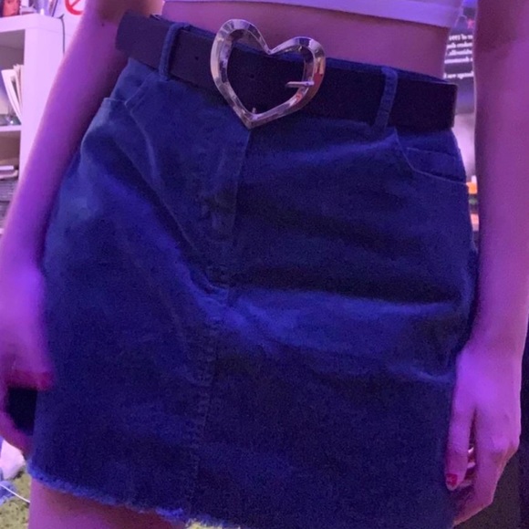 Green Corduroy skirt - Picture 2 of 3